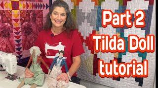 Master The Art Of Making Tilda Dolls Hair and Dress Tutorial - Part 2