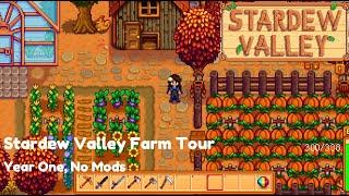 Stardew Valley Year One Farm Tour - Cozy + Small, No Mods