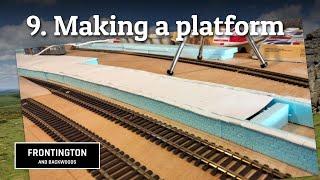 Building a curved station platform from foam and card | Modelling a GWR branch line | Episode 9