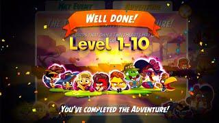 Angry Birds 2 Update: The Tweet Nothings Adventure Level 1-10 (TweetHearts Hat Set)