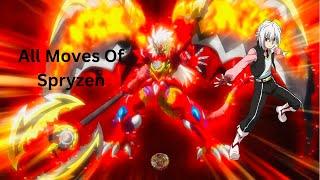 All Moves Of World Spryzen | Shu Kurenai S5 |