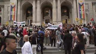 Hundreds gathered in NYC to protest against US involvement in Iran-Israel conflict