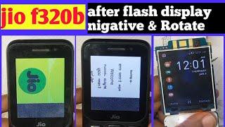 jio f320b nigative display,half display ,rotate display after flash 100% wotking trick 2023