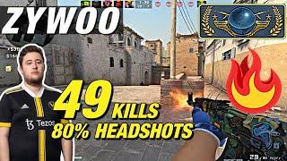 ZywOo matchmaking dust2 (49 kills) 80% HEADSHOTS !?!  CSGO ZywOo POV