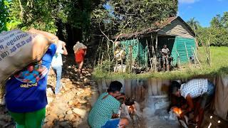 Vive Sola apartada de la Civilizacion en las montaña, La vida del campo