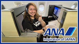JAPAN Travel Vlog! 14 Hours in ANA Business Class The ROOM | London Heathrow to Tokyo Haneda! 2025