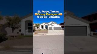 This backyard is amazing Camino Del Sol Drive EL Paso, Tx #shorts #elpaso