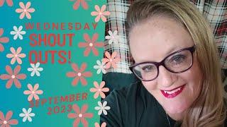  Wednesday Shout Outs  