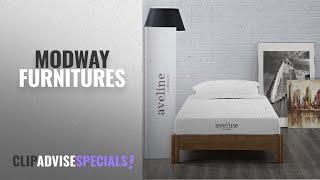 10 Best Selling Modway Furnitures [2018 ]: Modway Aveline 6" Gel Infused Memory Foam Twin Mattress