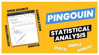 How to easily perform statistical analysis in Python with the Pengouin library