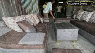 Sofa Set Delivery to client #aayushreeimpex #carpentryservices #woodenfurnituremaking