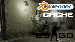 Valve to Blender. CS:GO map and demo convert to Blender. Rigid Body Test