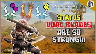 Status Dual Blades are AMAZING in MH Wilds!! [HR40+ Set Guide]