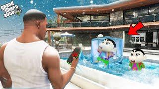 Franklin And Shinchan Surviving Coldest Day Ever In GTA 5!