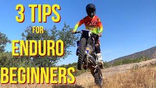 Top 3 Tips For Enduro Beginners | Make Trail Riding Easy and Fun