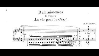 Mily Balakirev - Reminiscences from Glinka's Opera 'A Life for the Tsar'