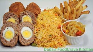 How To Make The Best Scotch Eggs & More | Ramadan Recipe | Dada's FoodCrave Kitchen