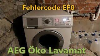 Waschmaschine reparieren - Fehler EF0 - AEG Öko Lavamat