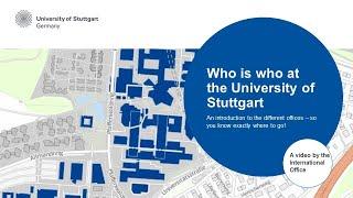 Who is who at the University of Stuttgart