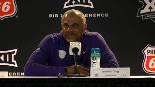 K-State Men's Basketball | Postgame Press Conference vs Baylor (Big 12 Championship - Second Round)