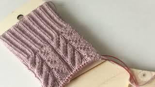 Красивый Узор для носков. Мастер класс. #носки_с_abelknit