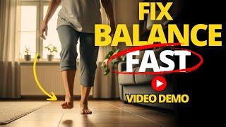 SENIORS: Why These 3 Balance Exercises Work So Fast (Science Explained Simply)