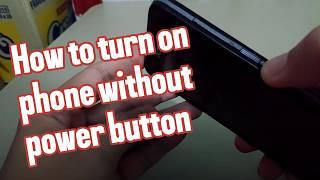 2 tricks to Turn on Android phone with defective power button 2024