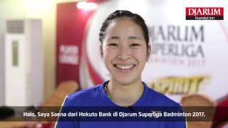 Saena Kawakami at Player's Lounge Djarum Superliga Badminton 2017