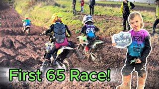 First 65cc motocross race... at 6yrs old!!