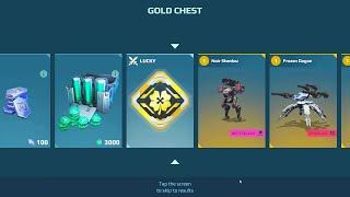 War Robots: My luckiest 97000 key special edition gold chest opening #warrobots