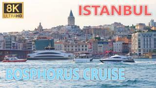 Bosphorus Boat Cruise Istanbul ~  8K 60fpsTurkey