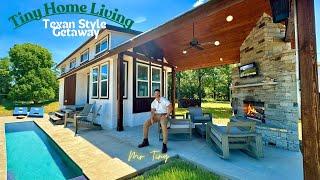 LIVING TINY with MR. TINY - TINY HOME TEXAN STYLE GETAWAY