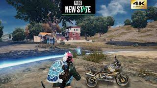 PUBG : NEW STATE MOBILE GAME PLAY 4K 60FPS ERANGEL | Lag at the end of the game