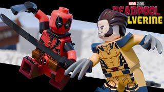 Deadpool & Wolverine Fight Scene but in LEGO | Blender 3D Animation | 4K