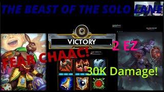 Chaac the Beast of the Solo Lane! Conquest Smite