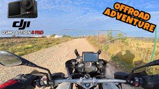 DJI OSMO ACTION 5 PRO | Offroad on a BMW R1200GS Adventure | ULTRA WIDE SETTING