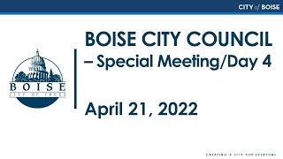Boise City Council - Special Meeting