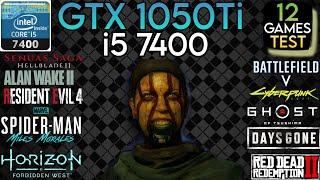 GTX 1050 Ti + I5 7400 & 16GB RAM - Test In 12 Games In 2024 !