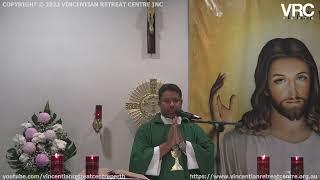 Daily Mass 27/7/2022 Live At 7.30am - Vincentian Retreat Centre Perth