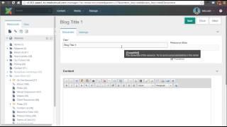 MODX Tutorials - add a new blog