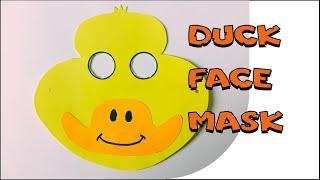 duck mask | duck face mask making | easy duck mask