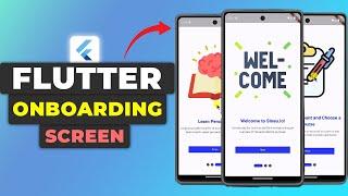 Flutter Onboarding Screen/Flow Tutorial - Onboarding Screen UI, Introduction Screen Guide