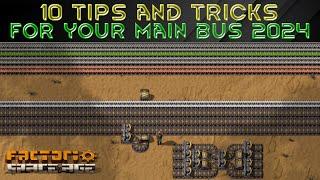 10 TIPS To Improve Your MAIN BUS 2024 - Factorio Space Age