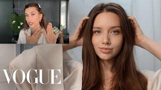 повторяем макияж Хейли Бибер Vogue | косметикой, которая есть в России