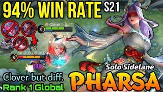 94% Win Rate S21 Pharsa Painful Fatal Strike!! - Top 1 Global Pharsa by Clover but diff. - MLBB