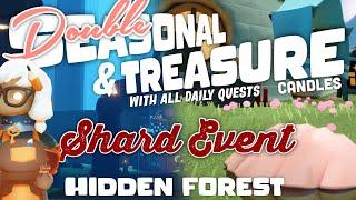 DOUBLE Season & Treasure candles and Daily Quests | Hidden Forest | SkyCotl | NoobMode