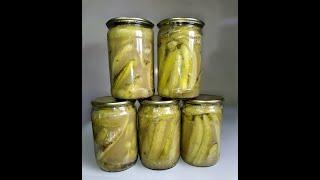 КРОКОДИЛЫ НА ЗИМУ. Потрясающе вкусная заготовка!/Canned cucumbers "Crocodiles" for winter