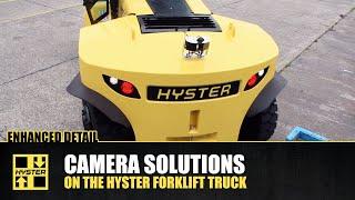 Superb vision when handling loads - Orlaco cameras - Hyster® Special Truck Engineering