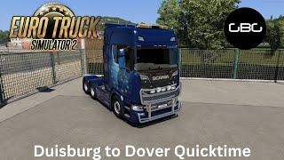 ETS2 - Duisburg to Dover In Less Than 7 Mins - TruckersMP