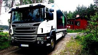 Truck Delivery, GoPro first person view - 2014 Scania P370. How To #Real Life